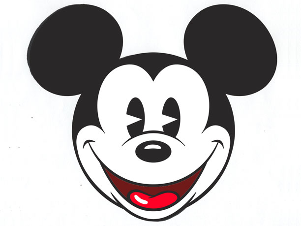 Printable Mickey Mouse Head