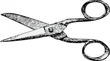 Scissors grey scissor clip art free vector in open office drawing ...