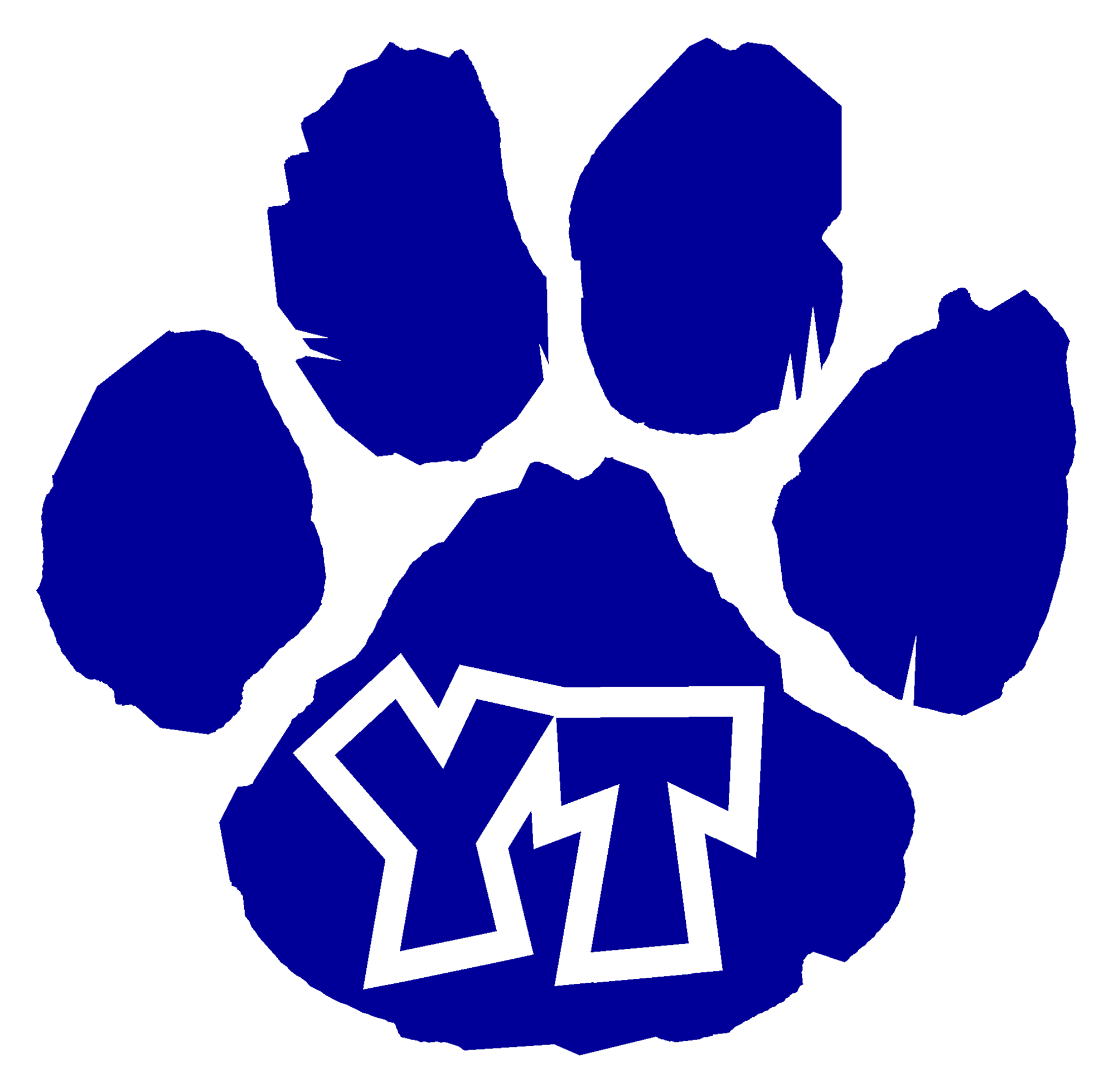 Dog Paw Print Stencil Wildcat Paw