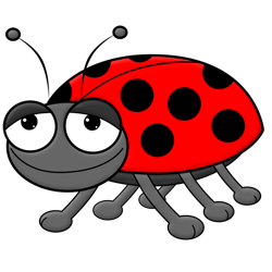 Draw a Cartoon Ladybug