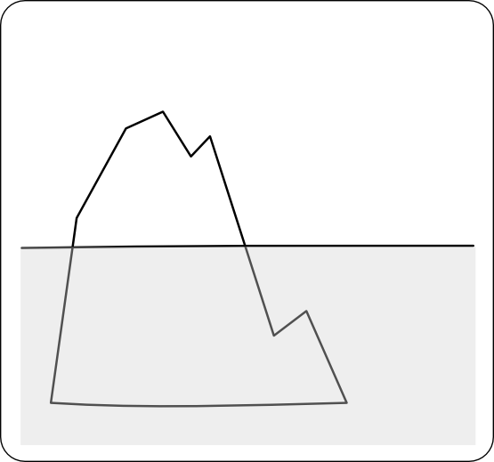 iceberg SVG