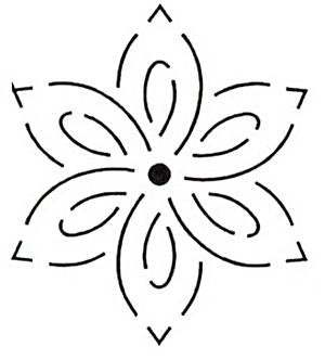 Printable Flower Stencil