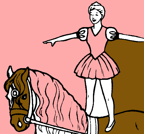 Dibujo De Una Trapecista - ClipArt Best