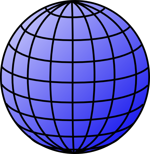 Globe Line Art