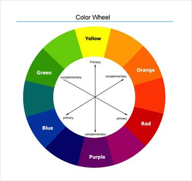 Sample Color Wheel Chart - 5+ Documents in PDF
