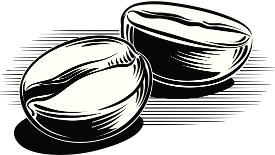 Roasted Coffee Bean Clip Art, Vector Images & Illustrations