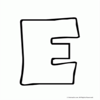 bubble-letter-e - ROBLOX