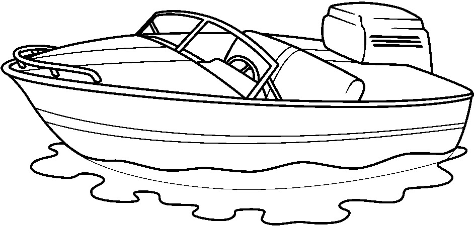 Free Boat Clipart Black and White Image - 7780, Boat Clipart Black ...