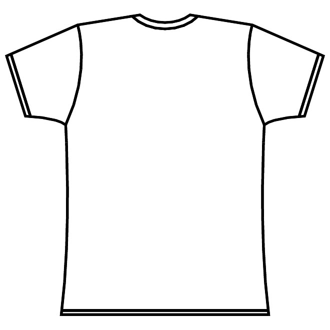 Outline Of A T Shirt Template | Free Download Clip Art | Free Clip ...
