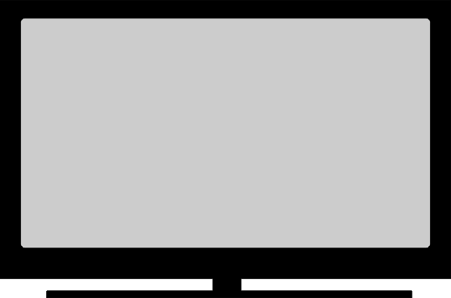 Flat Screen Television Clipart