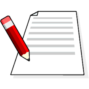 Pencil And Paper Clipart - Free Clipart Images