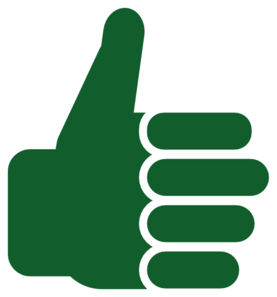 Green Thumbs Up Clipart