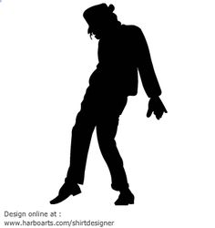 Michael jackson moonwalk clipart
