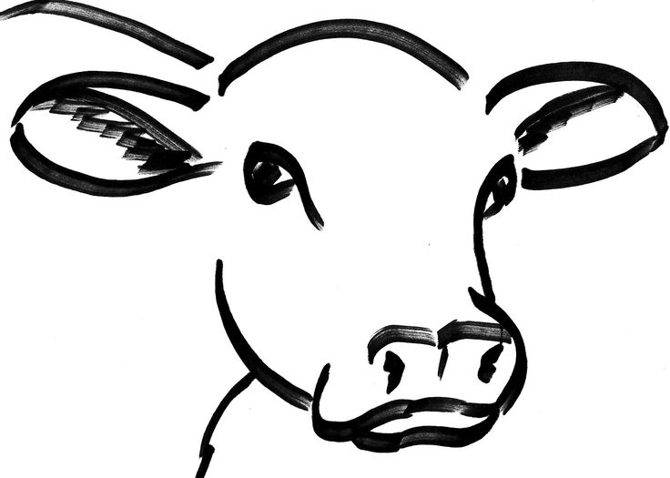 Cow Face Paints | Paintings ...