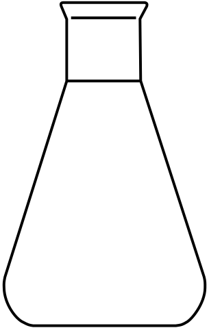 Erlenmeyer Flask Drawing