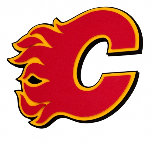 Calgary Flames 3D Foam Wall Sign