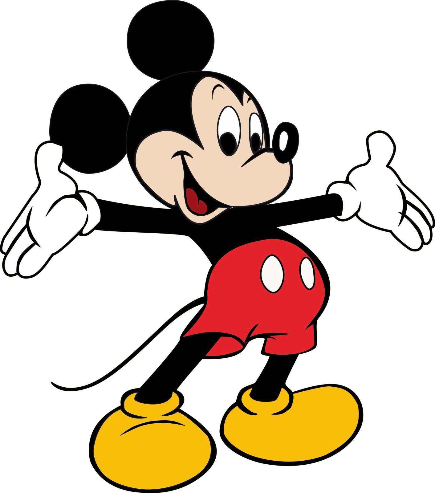 Mickey Mouse Cartoon Formspring Background