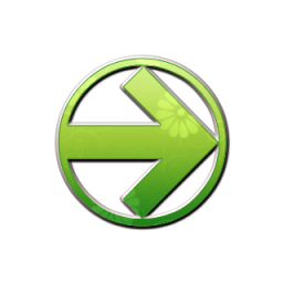 Retro Green Floral Icons Arrows