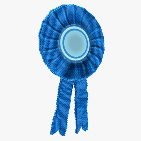 winners rosette 3d model
