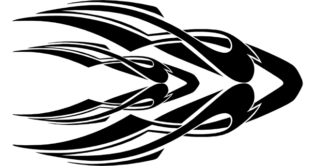 Tribal Pattern Flame Tattoo | Tattoo Tabatha