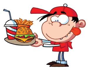 a_hungry_boy_holding_a_tray_of ...