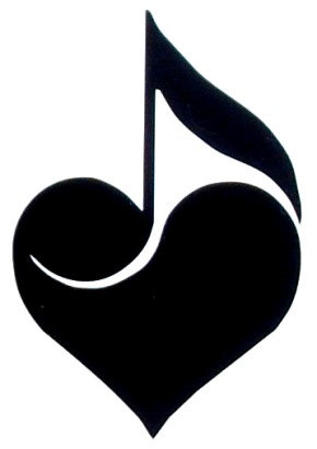 Heart music note