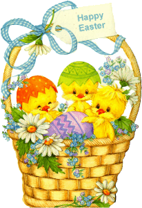 EASTER BASKET CLIP ART