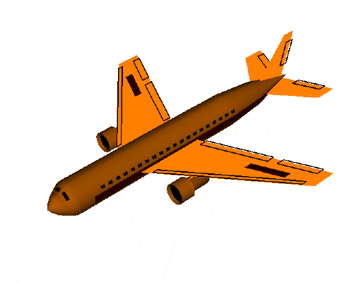 Animated Airplane Spoilers