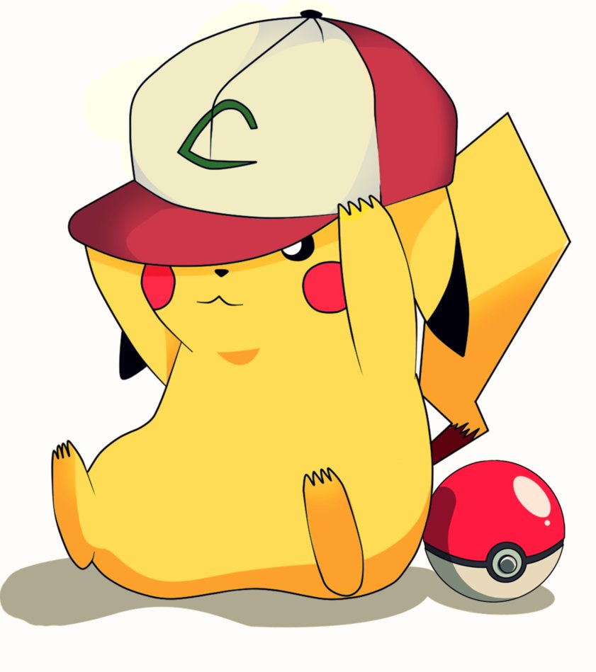My first drawing of pikachu by hauser16
