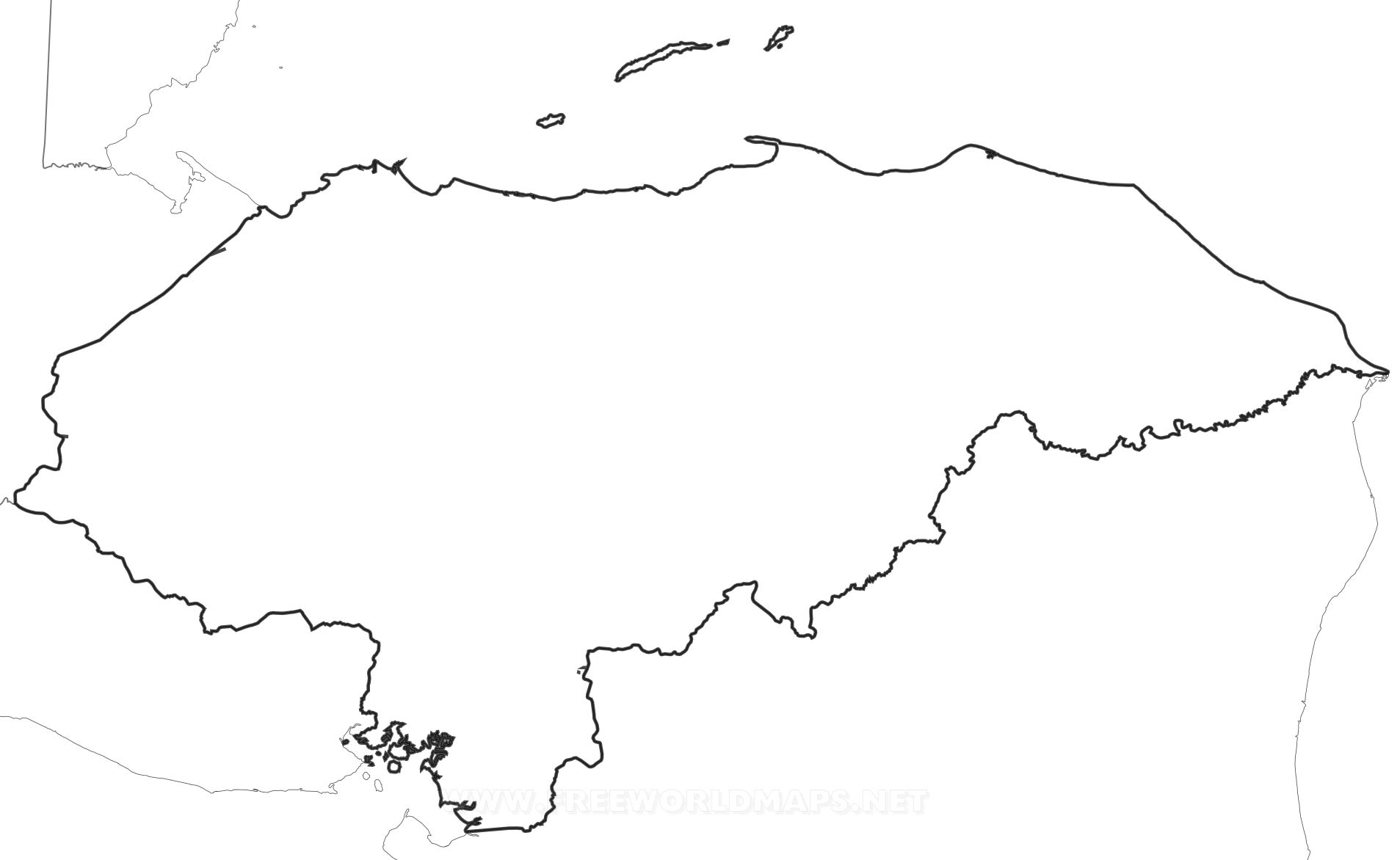 Honduras Maps - FreeWorldMaps.net