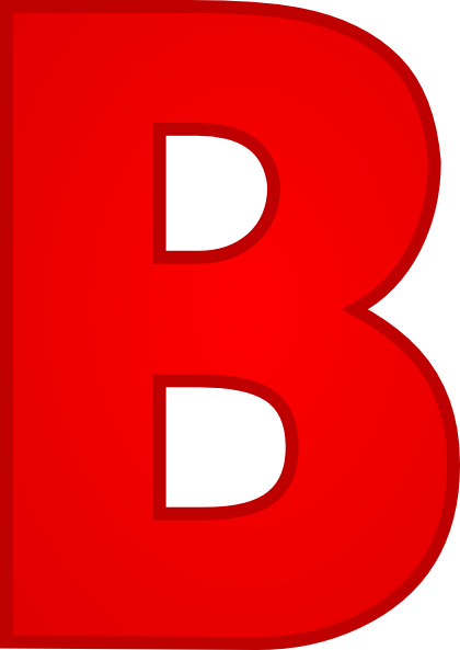 Letter B Clipart - Tumundografico
