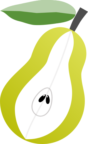 Cartoon Pear clipart - Pear Fruit clip art - DownloadClipart.org