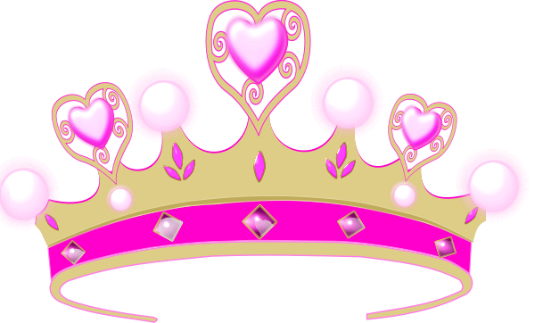 Pink crown clip art