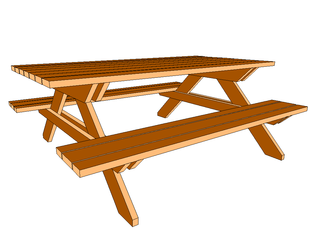 Clipart picnic table