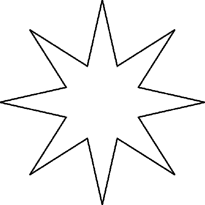 Best Photos of 10 Inch Star Template - Black Star Outline ...