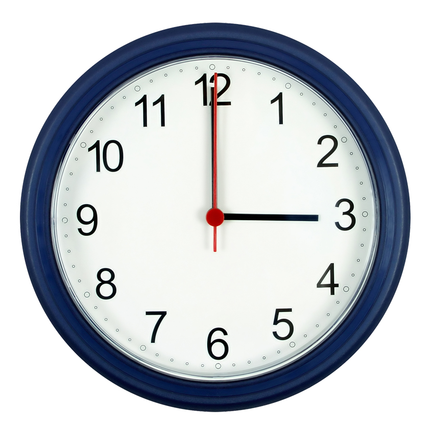 Clipart school clock