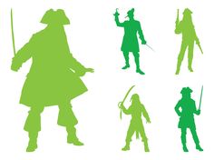 Vector Clip Art of Pirate Ship Silhouette - Pirate ship silhouette ...