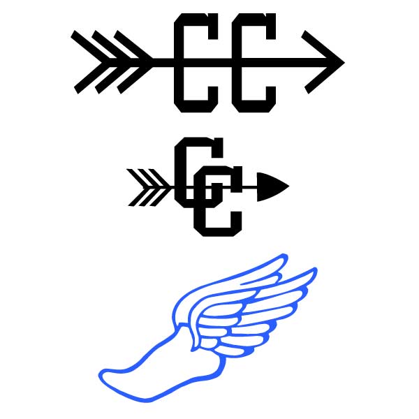 Cross country shoe clip art