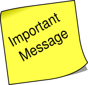 Clip Art Reminder Notice Clipart