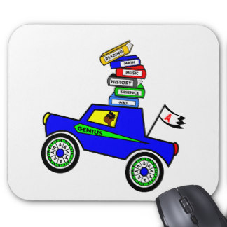 Cartoon Car Mouse Pads | Zazzle