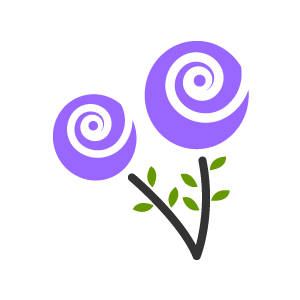 Purple Flower Clipart
