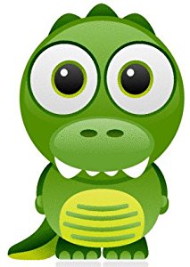 Amazon.com: CUTE CARTOON CROCODILE CROC ALLIGATOR GREEN WHITE ...