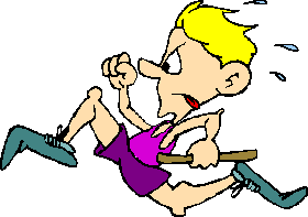 Cartoon Runner Clipart