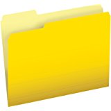 Amazon.com : Smead File Folder, 1/3-Cut Tab, Letter Size, Yellow ...