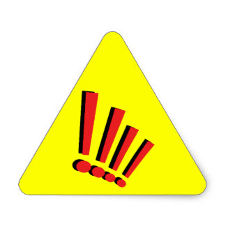 Exclamation Point Stickers | Zazzle