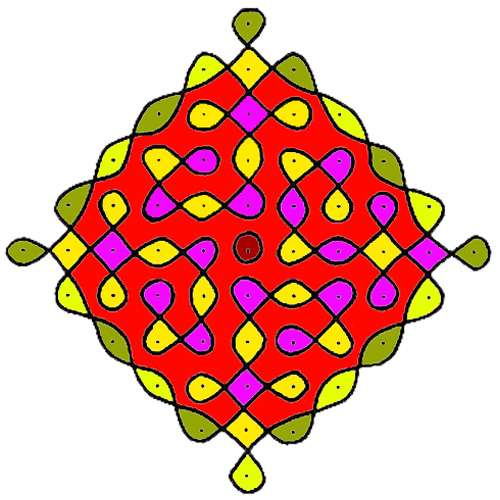 Diwali rangoli patterns and designs