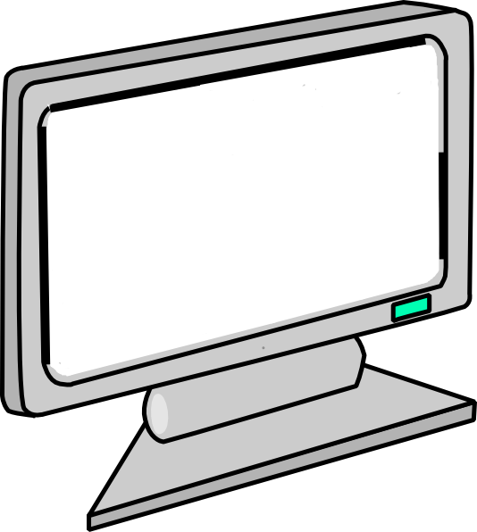 Computer screen clip art
