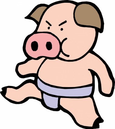 Babi Kartun Vektor-kartun Vektor-vektor Gratis Download Gratis