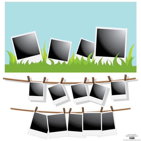 Polaroid Frames Vector Set | DragonArtz Designs (we moved to ...