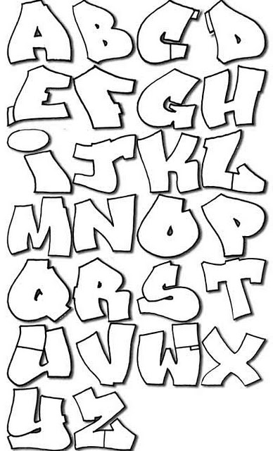 Best Graffiti World: Free Printable Mr Wiggles Graffiti Alphabet